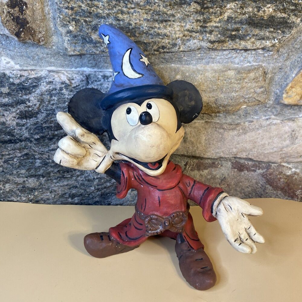 Walt Disney Mickey Mouse Fantasia Sorcerer Statue 9.75"